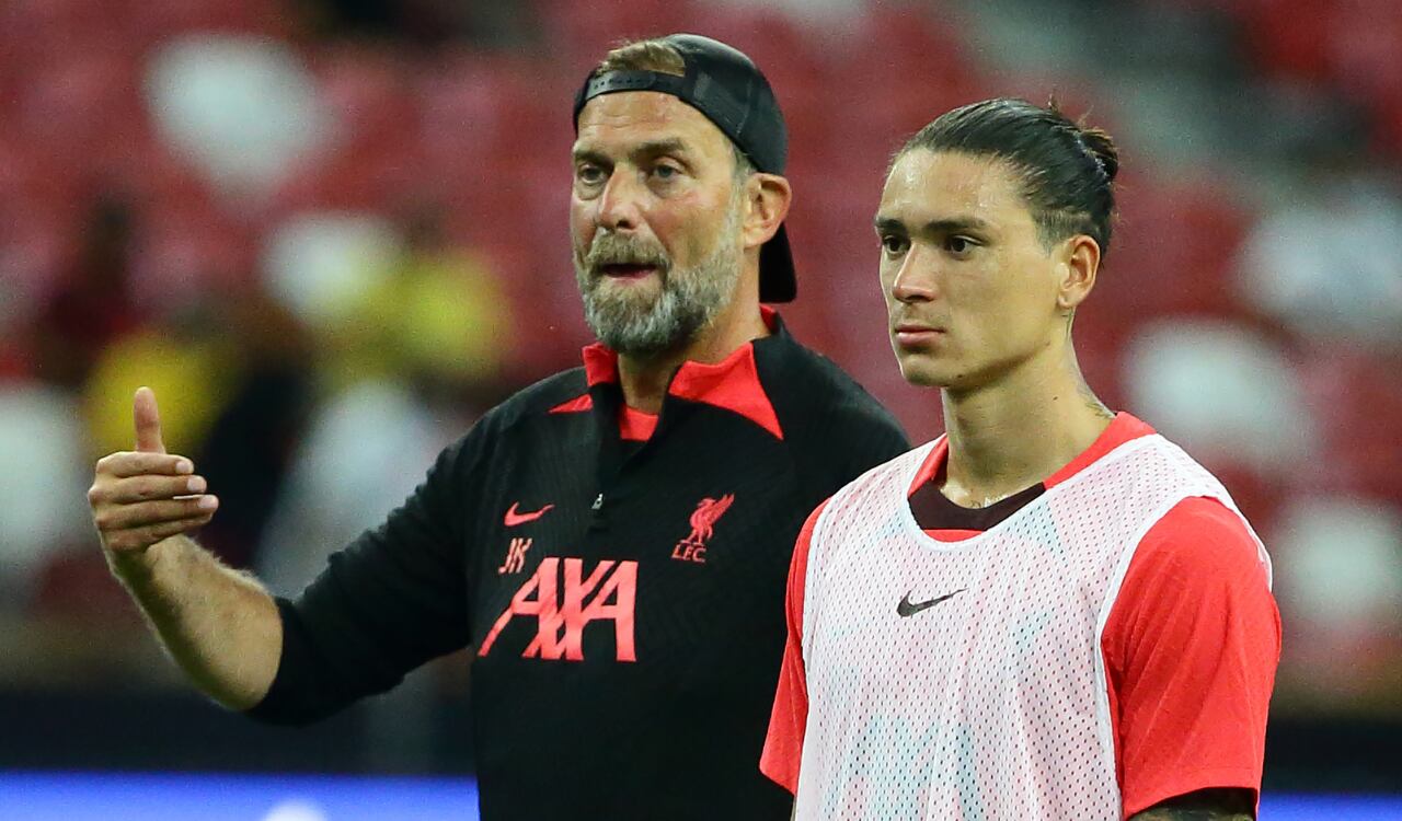 Darwin Núñez arribó en el inicio de la temporada 2022/2023 al Liverpool.