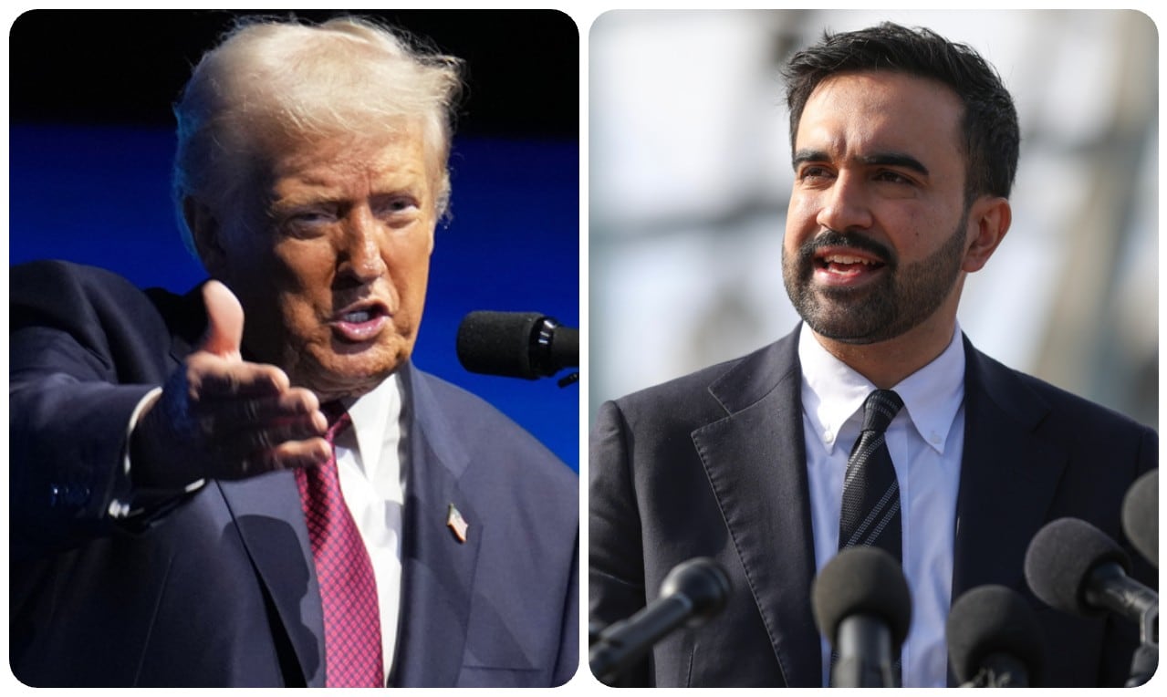 Donald Trump y Zohran Mamdani.