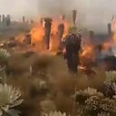 El gobernador de Boyacá, Carlos Amaya, ha pedido de manera urgente al Gobierno apoyo aéreo para atender la emergencia. Foto: @DoomoEditorial