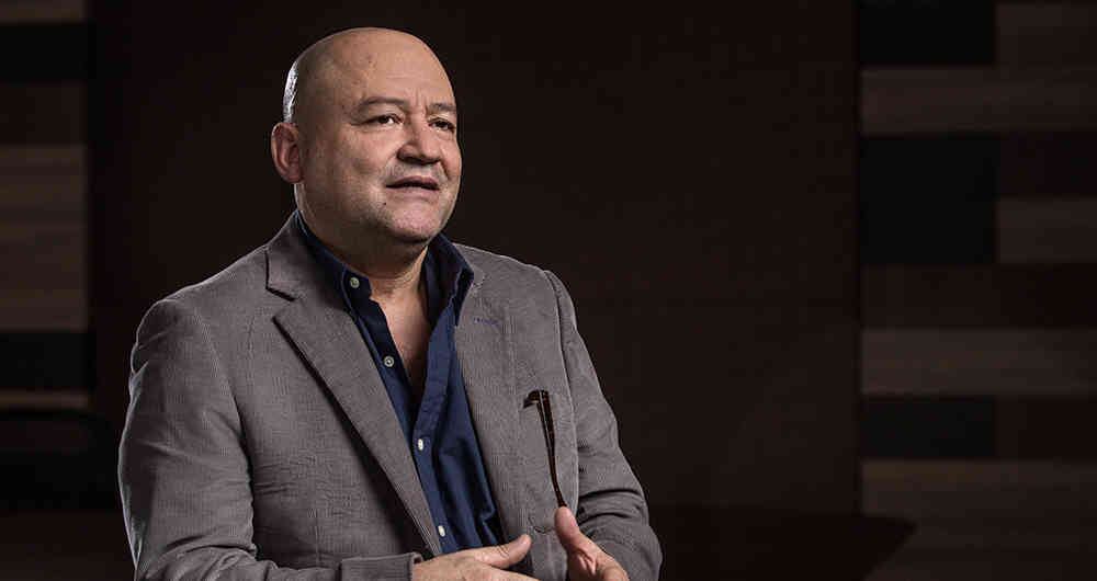 El excombatiente Julián Gallo, más conocido como Carlos Antonio Lozada, se presenta a dar su versión libre en el caso 07 de reclutamiento de menores de edad en el conflicto armado