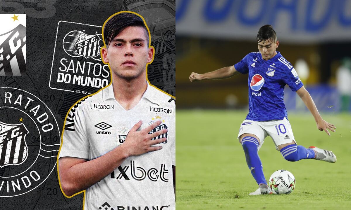 Daniel Ruiz, nuevo jugador del Santos de Brasil. Foto: Twitter Santos FC (@SantosFC)//Getty Images/Daniel Munoz/VIEW press/Corbis