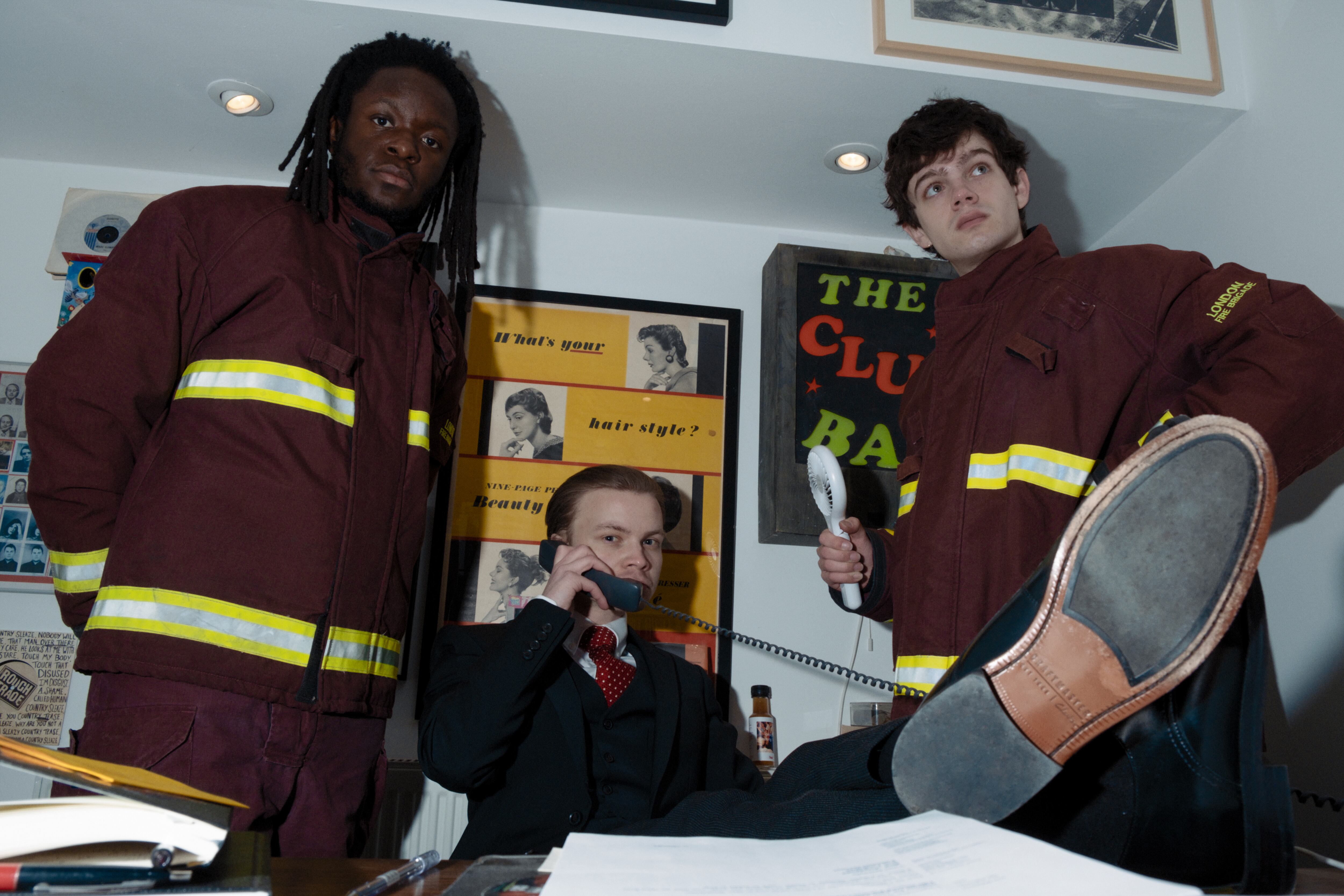 black midi son (el en orden de la foto): Morgan Simpson (batería), Geordie Greep (voz líder y guitarra) y Cameron Picton (voces, bajo, sintetizadores).