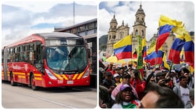 Los usuarios de TransMilenio deberán estar atentos a los reportes oficiales sobre posibles novedades durante las marchas del 14 de octubre.