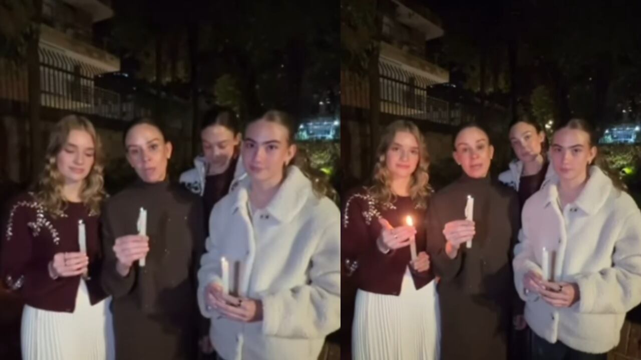 María Claudia Tarazona y sus hijas