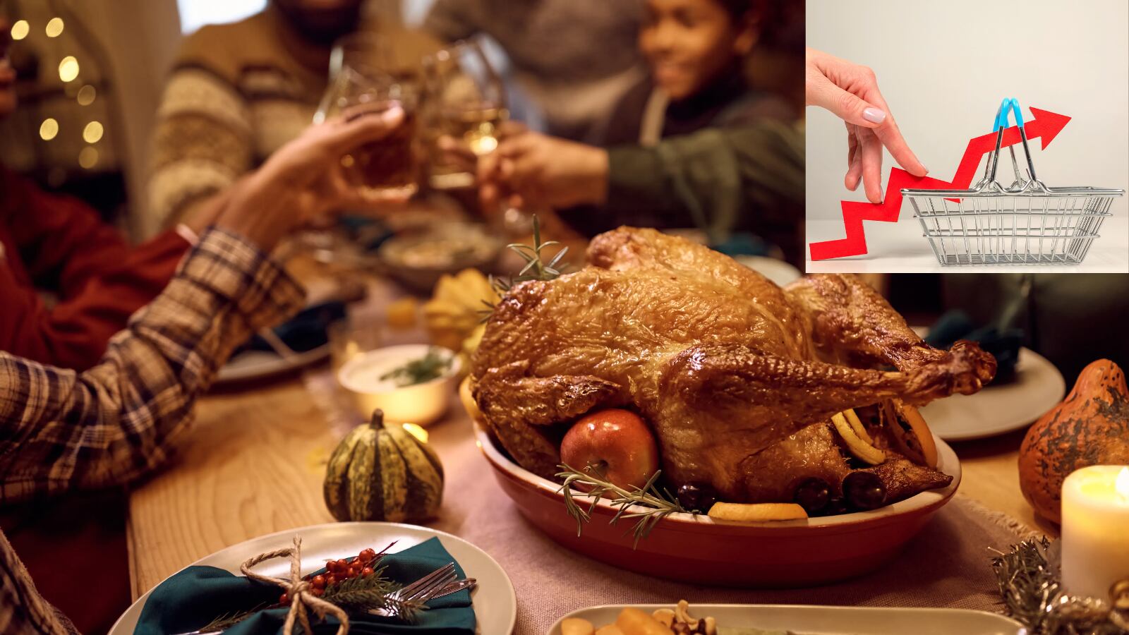 Millones de hogares ajustaron su menú de Acción de Gracias debido al incremento en el precio de alimentos básicos
