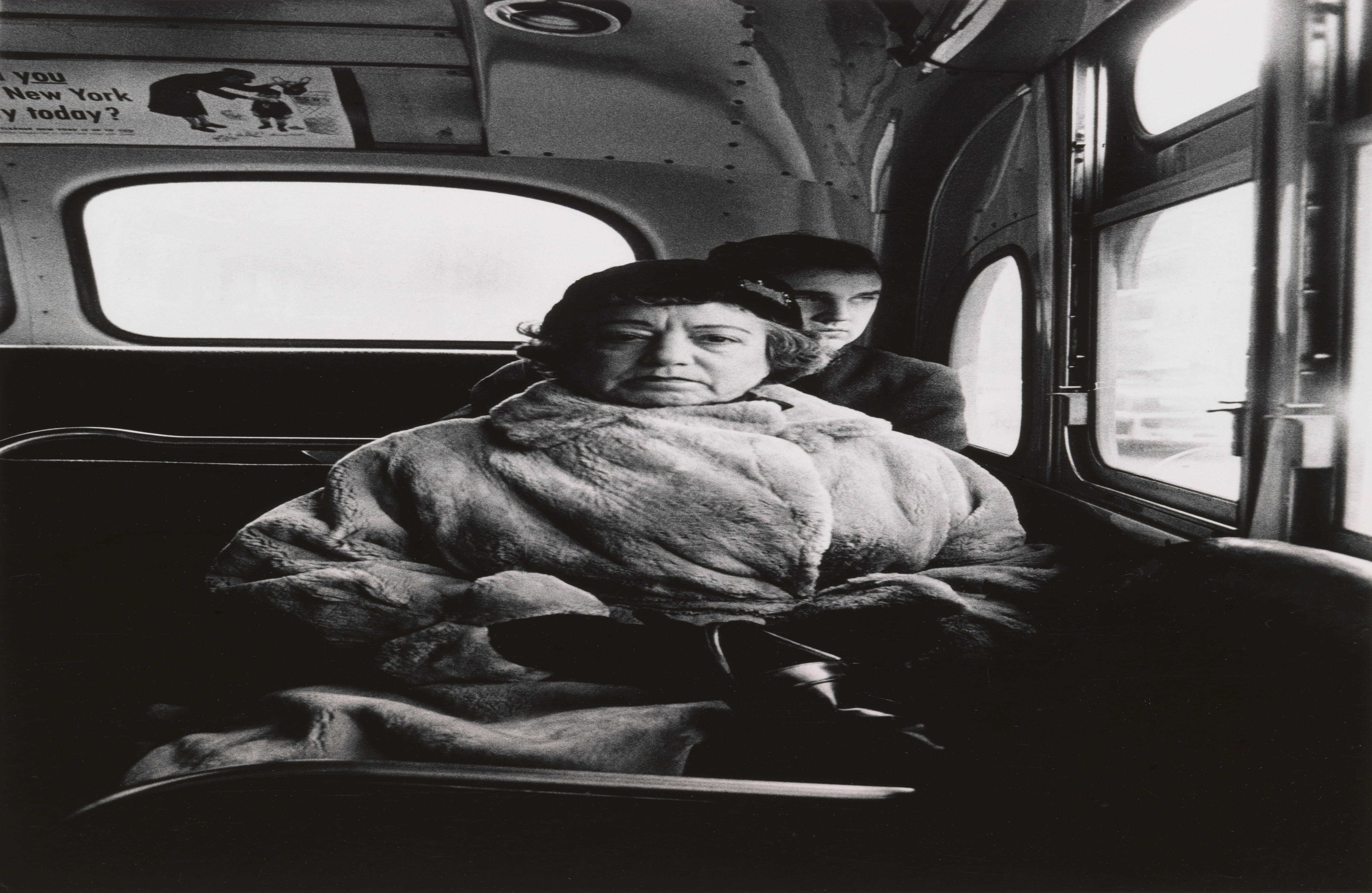 Lady on a bus, N.Y.C. 1957. © The Estate of Diane Arbus, LLC. All Rights Reserved.