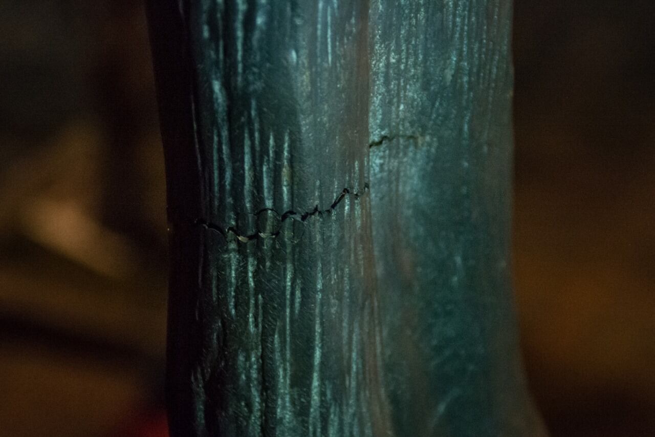 Daños a estatua de Simón Bolívar ubicada en el monumento a Los Héroes