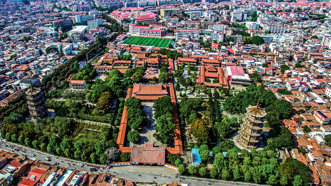 En Quanzhou, una ciudad de China, se ve el esplendor que alcanzó este emporio marítimo entre los siglos X y XIV.