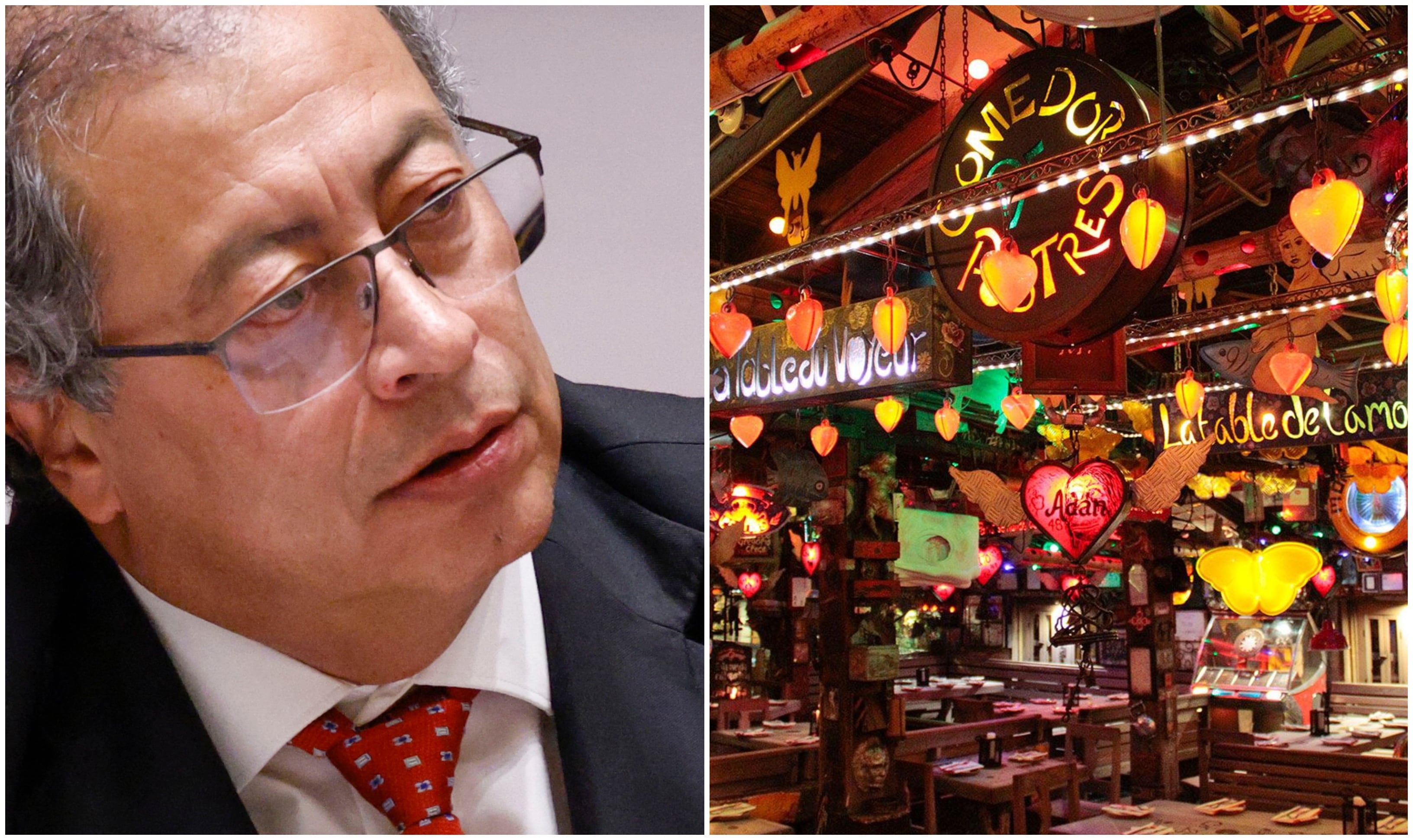 Gustavo Petro y Andrés Carne de Res