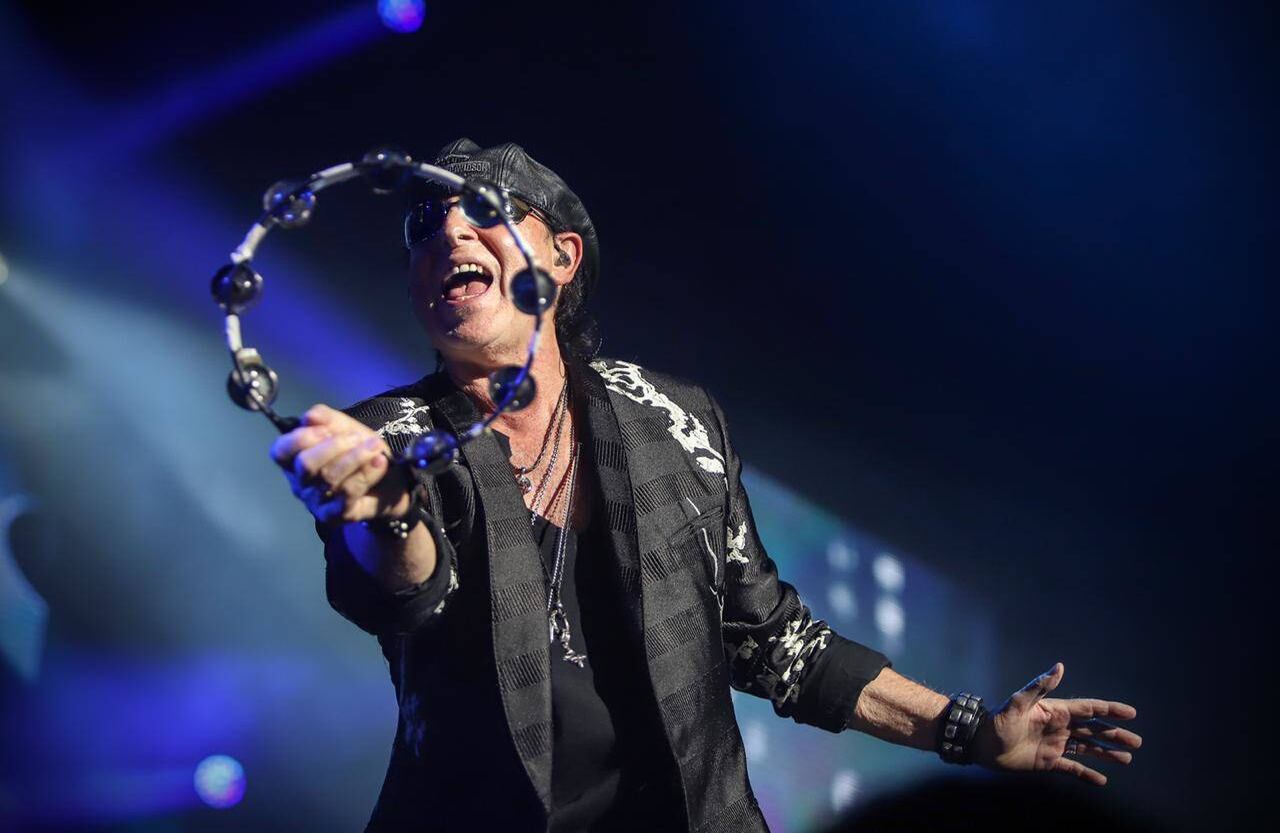 Klaus Meine, vocalista de Scorpions, disfrutó junto con la multitud capitalina. Foto: Diana Rey Melo