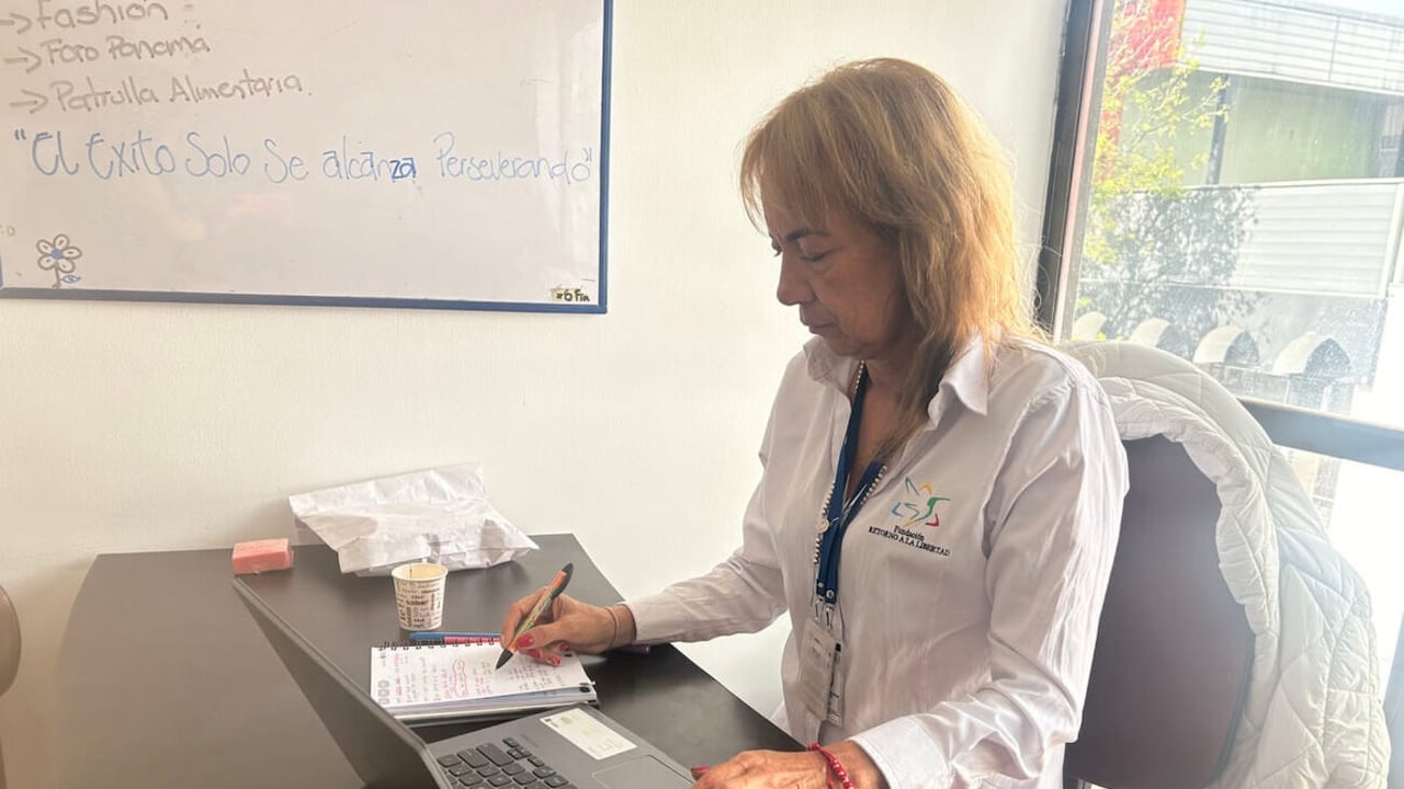 Presidenta de la Fundación Retorno a la Libertad, Nubia Perdomo.