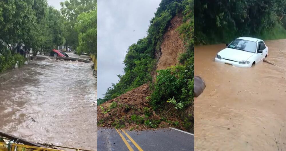 Emergencias por lluvias este fin de semana en el país.
