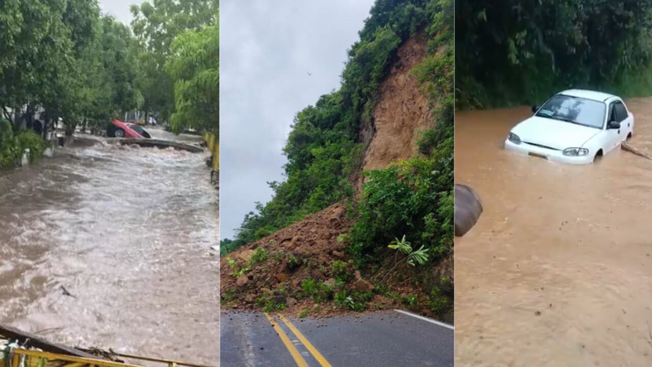 Emergencias por lluvias este fin de semana en el país.