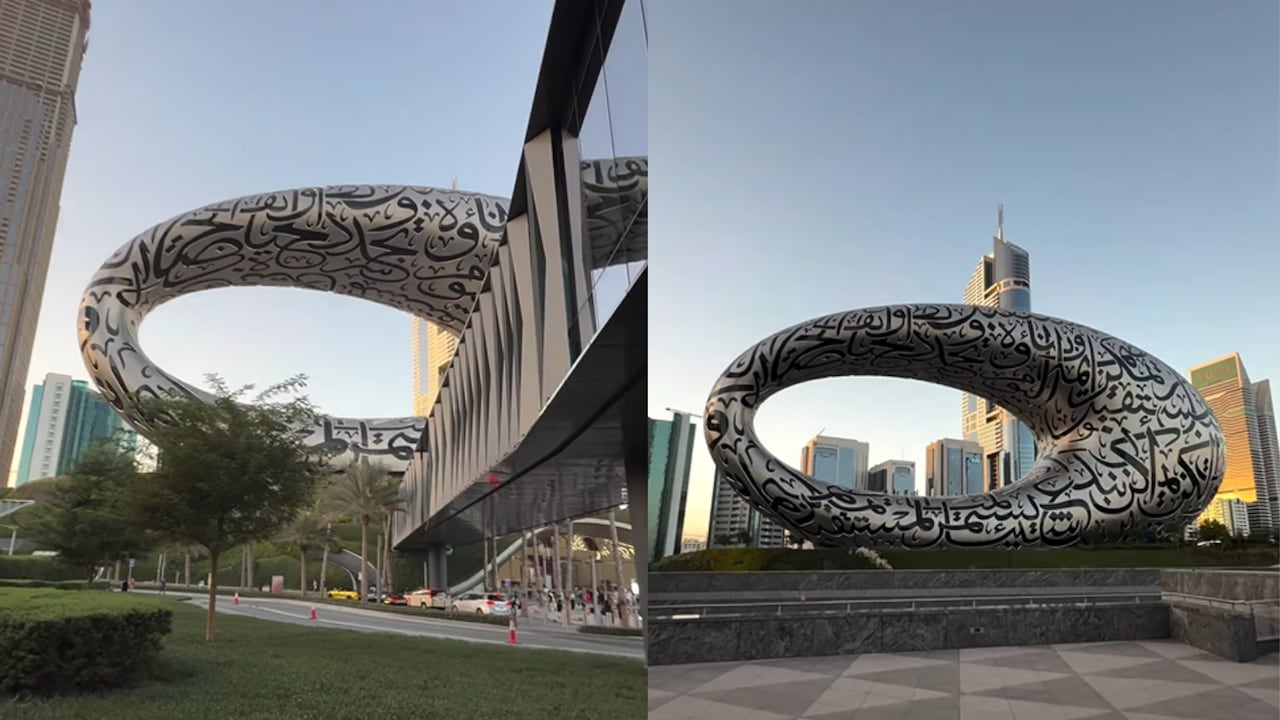 El museo del Futuro en Dubái