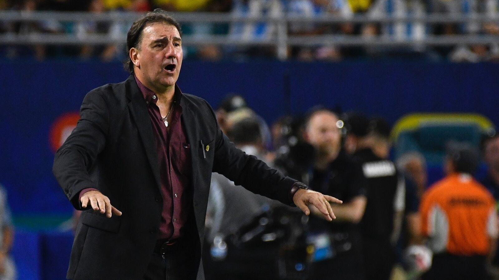 Néstor Lorenzo, técnico de la Selección Colombia en la final de la Copa América 2024. (Colprensa /Cristian Álvarez).