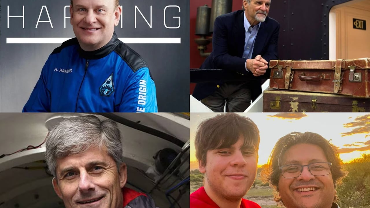 Tripulantes del submarino perdido