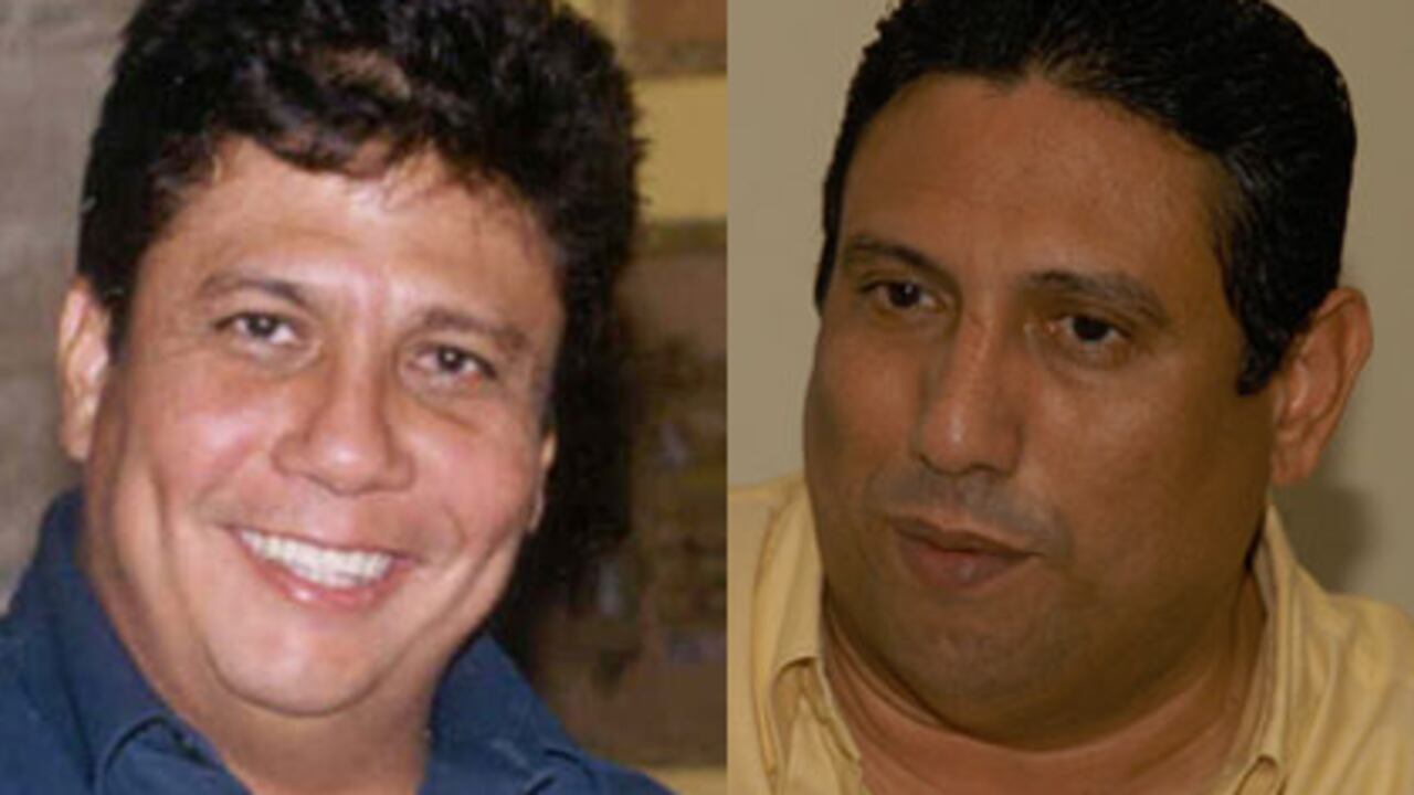 Carlos Díaz (izquierda) y Alberto Barboza (derecha), ex acaldes de Cartagena sancionados por la Contraloría