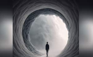 Así se ve el limbo, según la IA Midjourney.