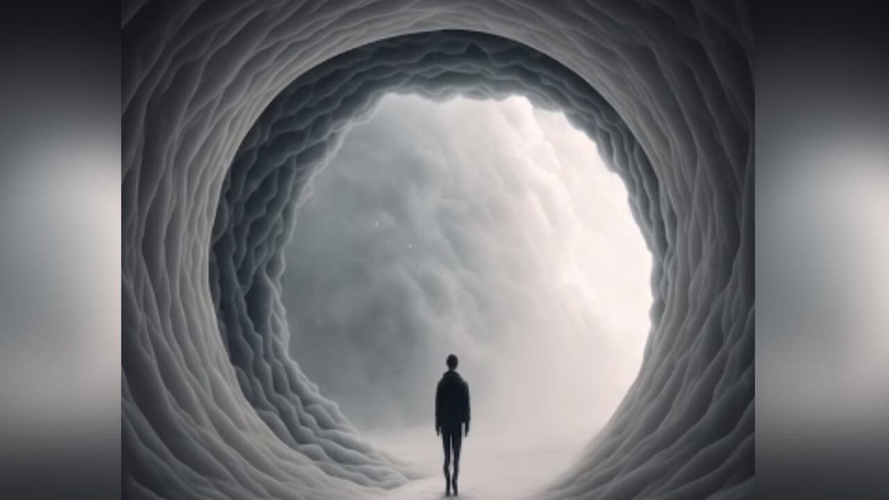 Así se ve el limbo, según la IA Midjourney.