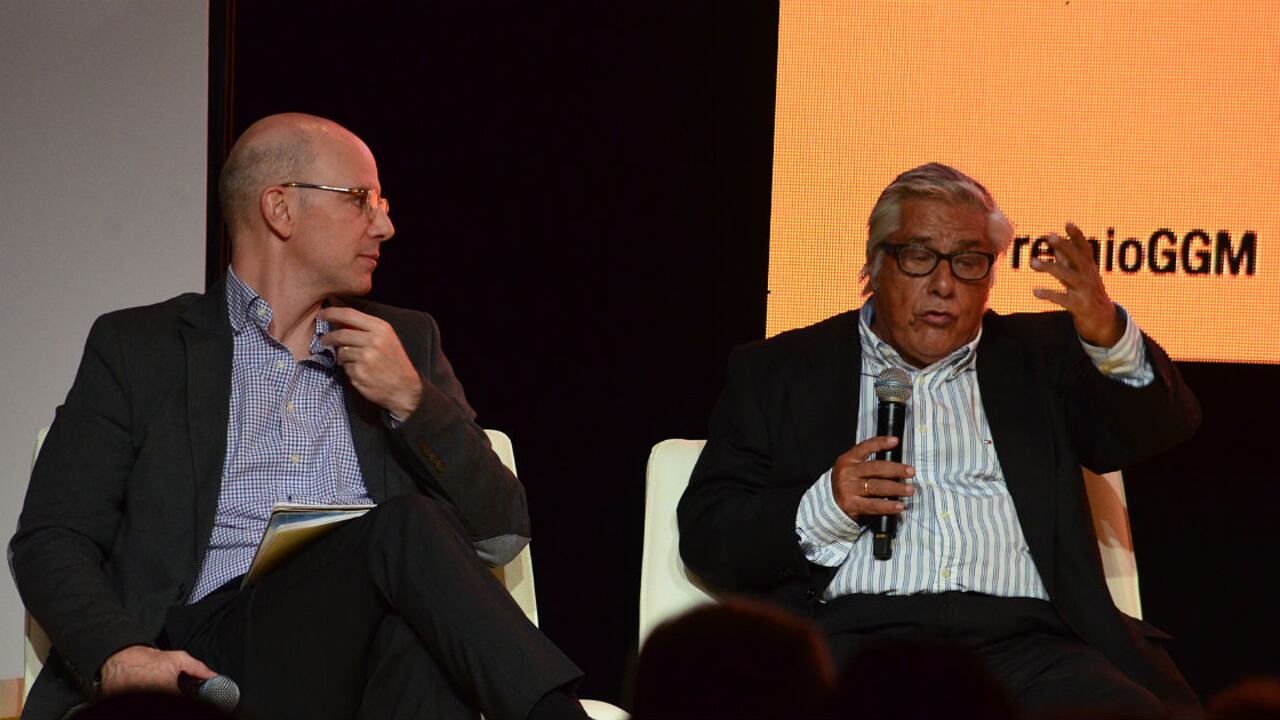 Alejandro Santos y Miguel Ángel Bastenier.