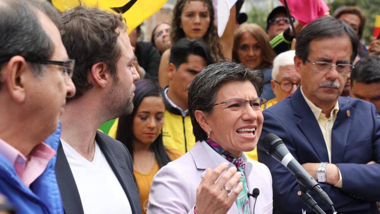 Por ahora, Claudia López suma el apoyo de candidatos con apoyo minoritario.