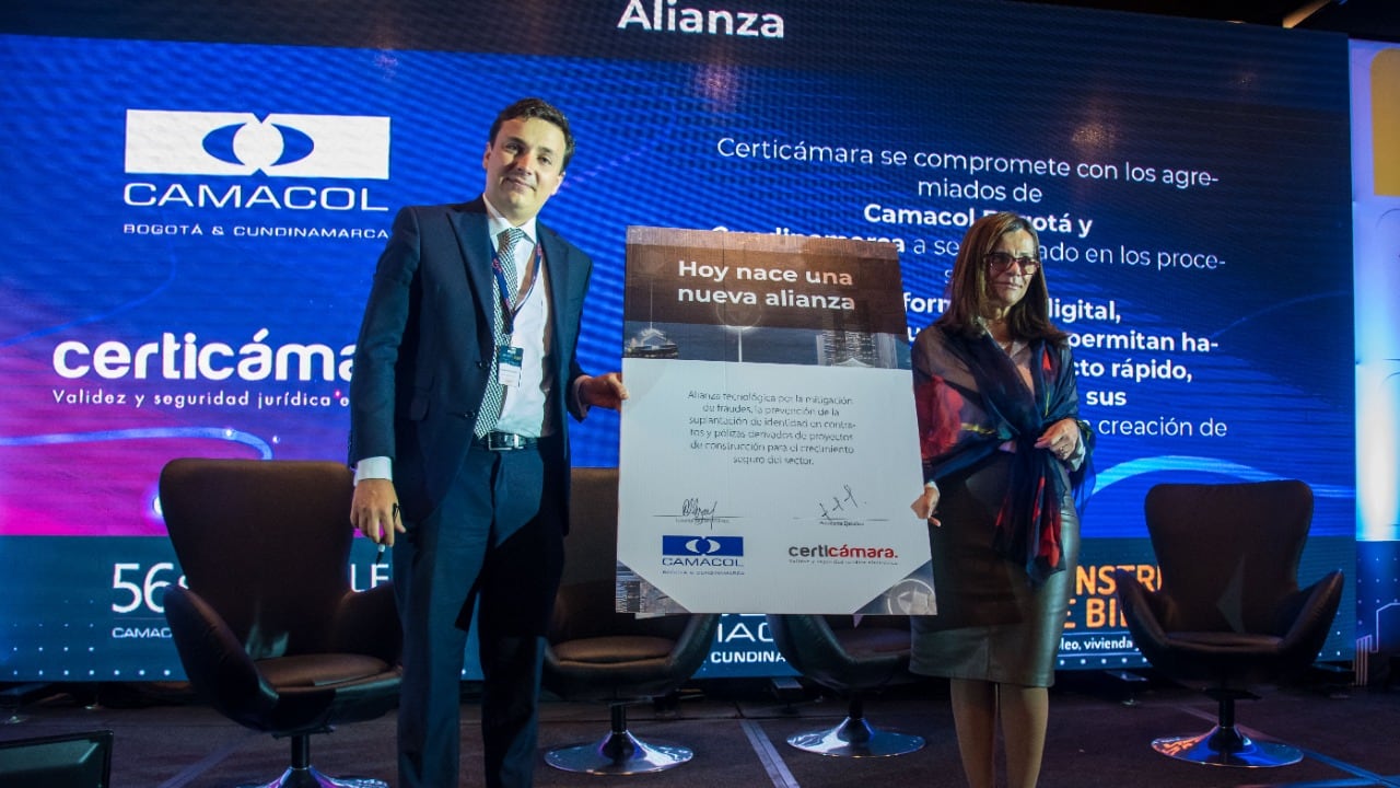 Camacol Bogotá y Cundinamarca junto a Certicámara celebraron el “Convenio Gremial Soluciones de Transformación Digital”