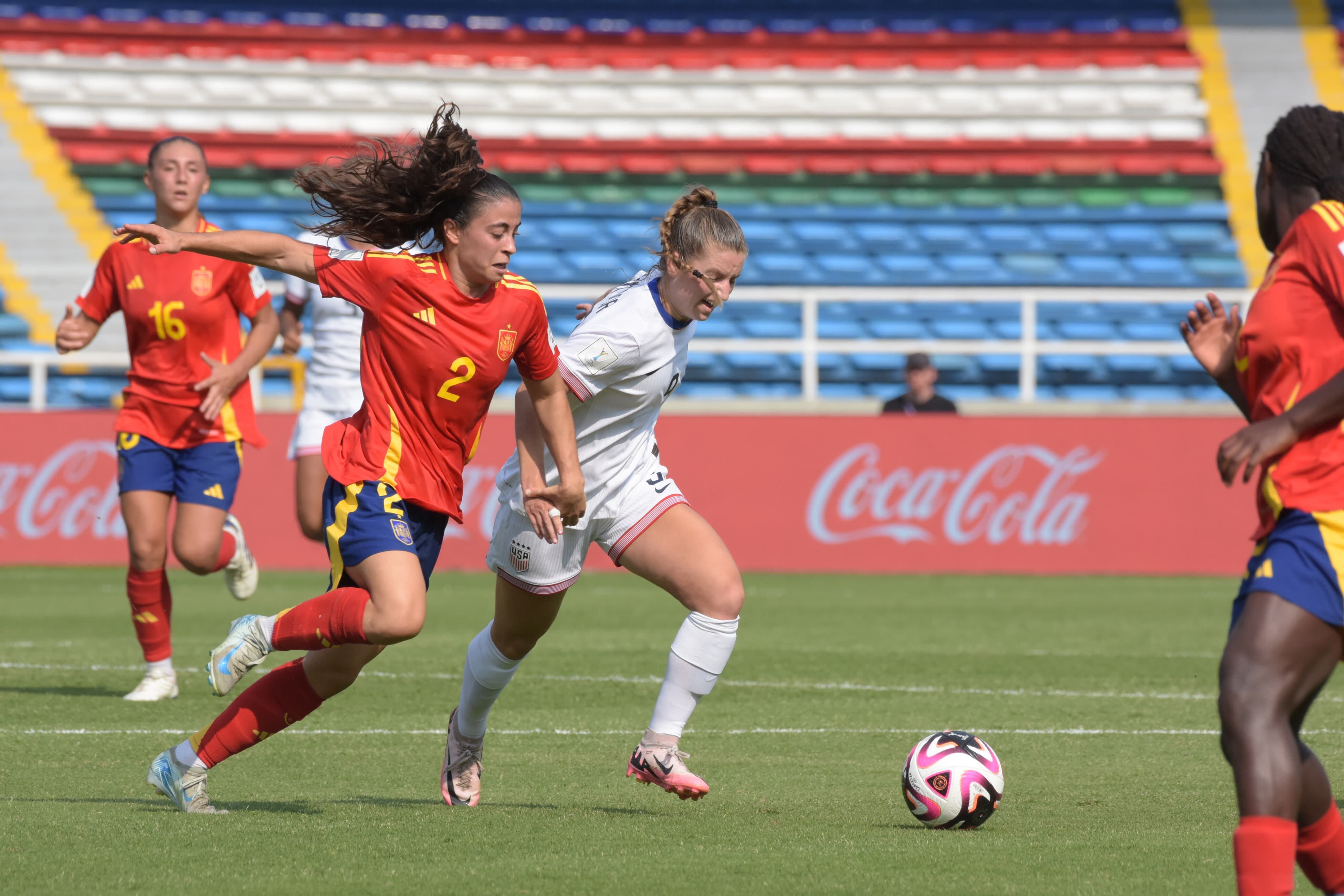 Partido España vs USA, Mundial Sub20 Femenino, Resultado Parcial 1-0 Ganan las Españolas