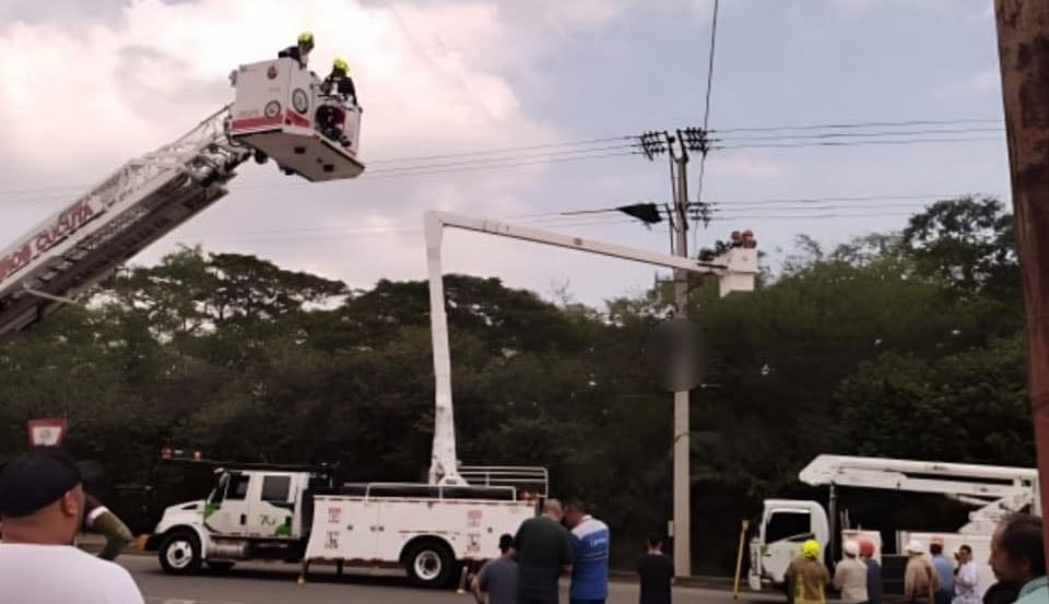 Los Bomberos rescataron el cuerpo.