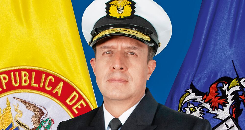 Francisco Hernando Cubides Granados Comandante de la Armada Nacional, vicealmirante