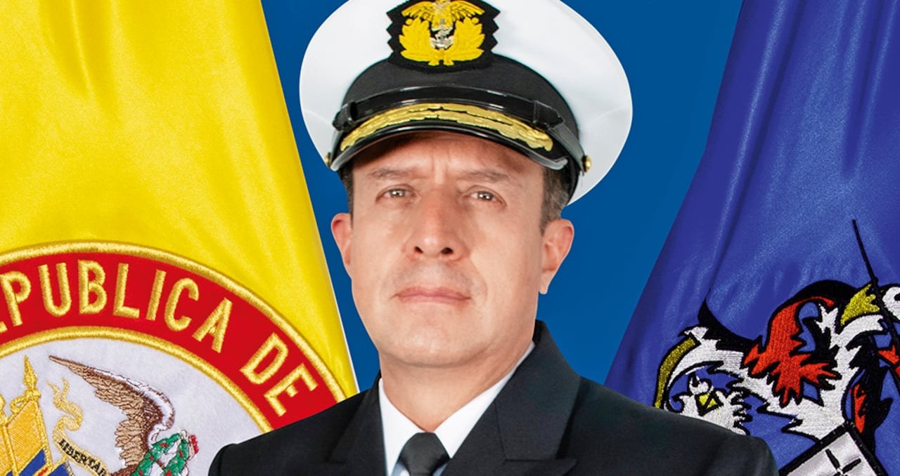 Francisco Hernando Cubides Granados Comandante de la Armada Nacional, vicealmirante