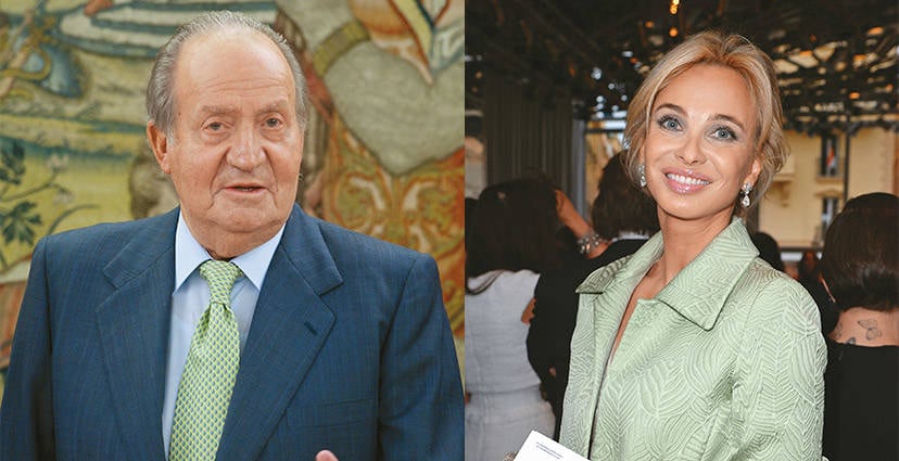 Juan Carlos de Borbón y Corinna Larsen, examante del monarca.
