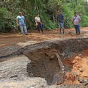 Afectaciones por la temporada de lluvias en Concordia, Antioquia.