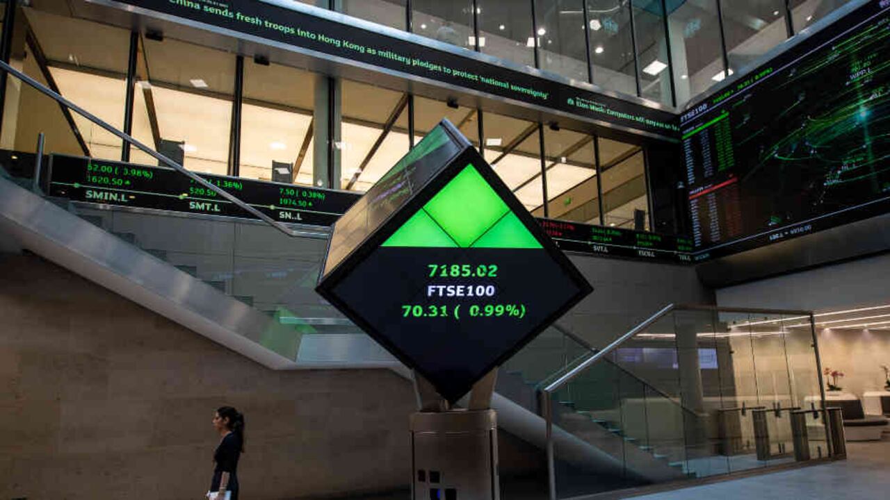 Bolsa de Londres. Foto: Chris J. Ratcliff, Getty Images.