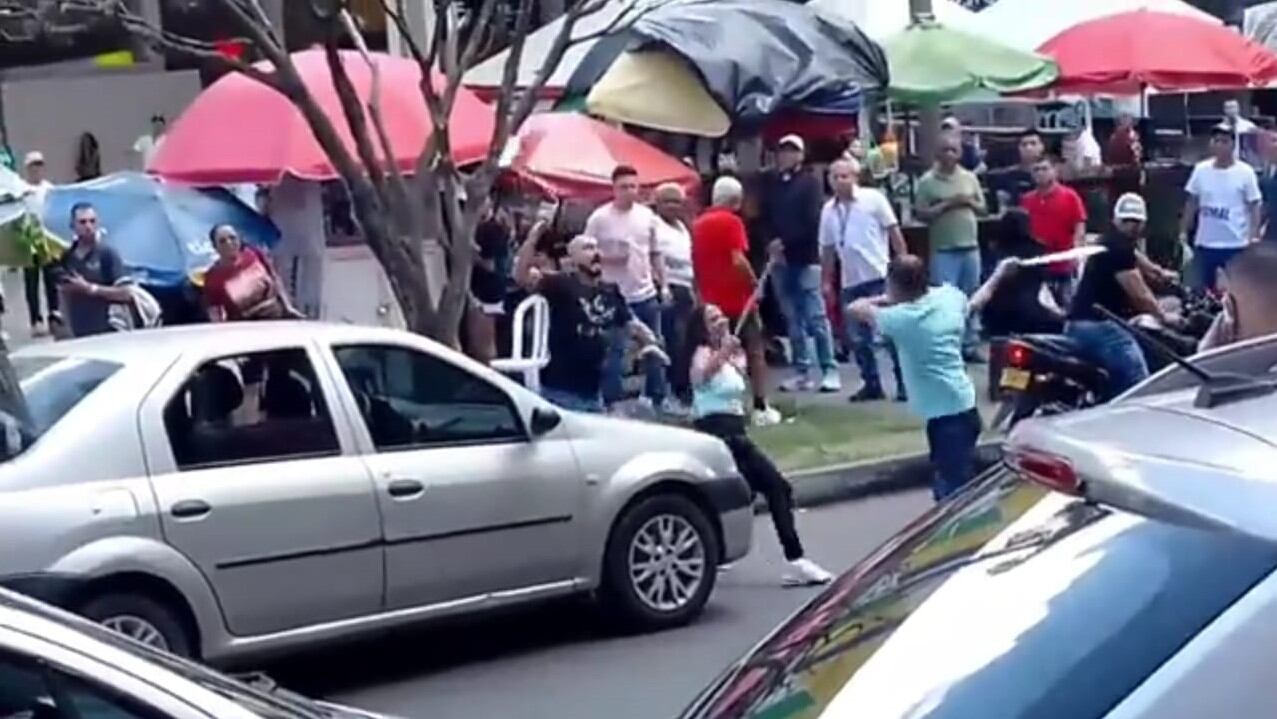 Agresión en vía pública de Bello