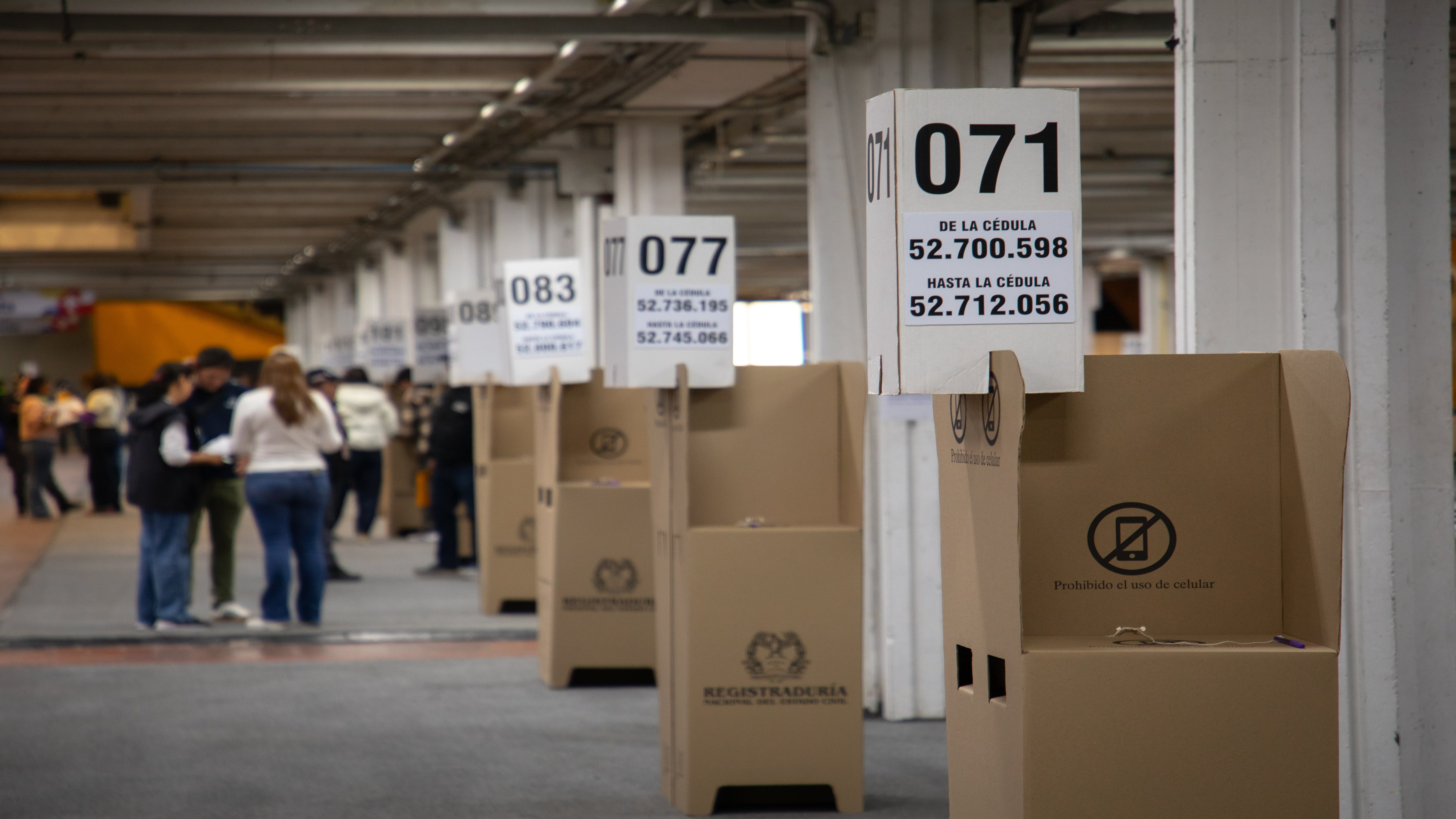 Elecciones presidenciales 2026, votaciones en Corferias.
