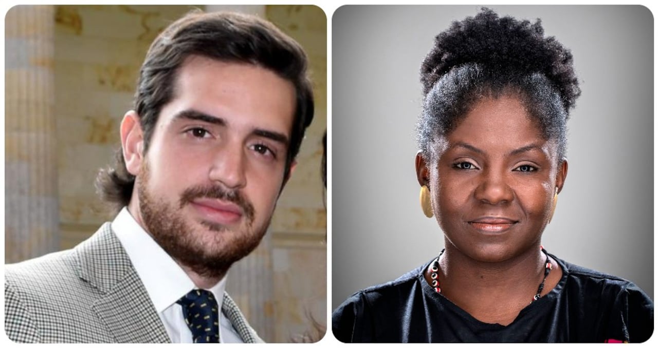 Juan José Lafaurie y Francia Márquez.