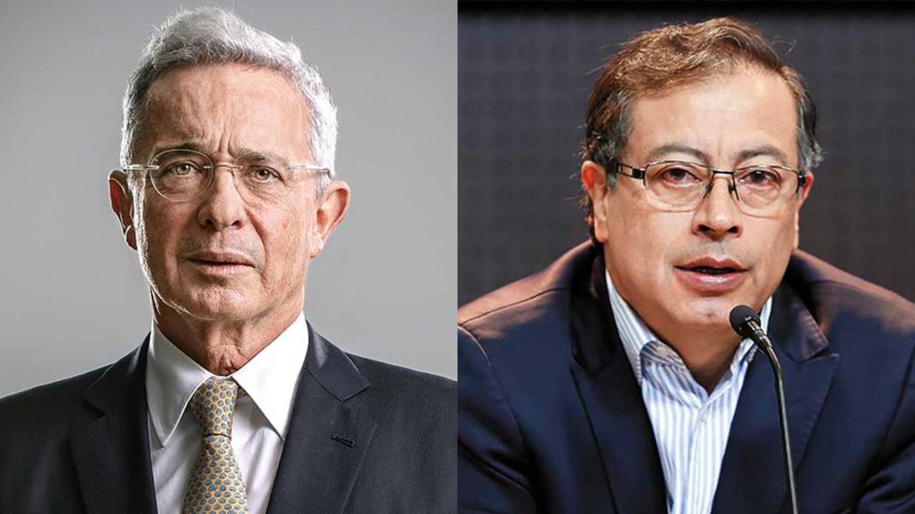 El expresidente Álvaro Uribe y el senador Gustavo Petro se han convertido en dos de los más enconados contradictores políticos