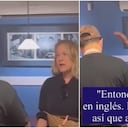 Estadounidense cuestionó a hispano su estatus en ese país y aseguró que estaba allí de manera ilegal.