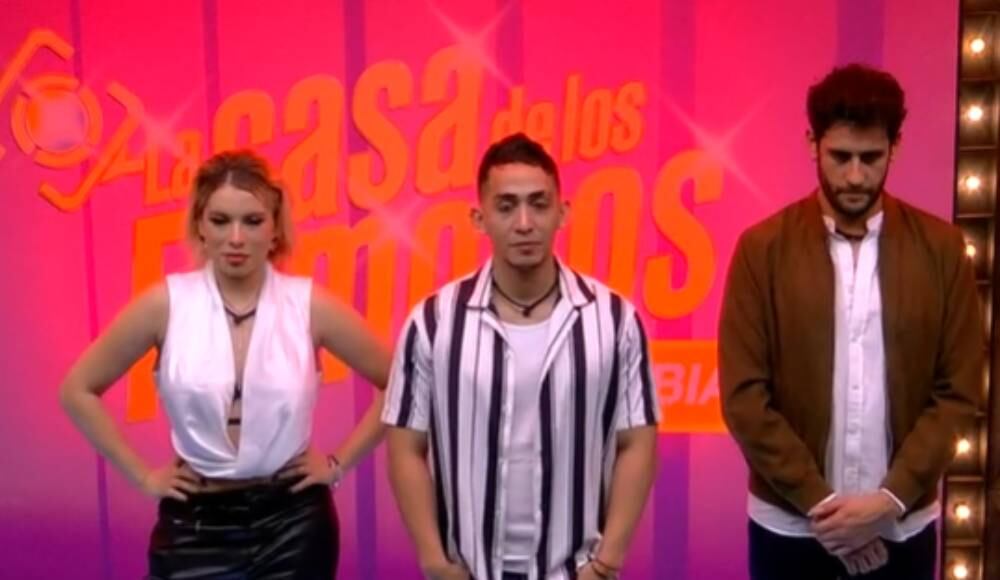 Sebastián, Alfredo y Ornella fueron los últimos en quedarse dentro de la sala de eliminación.