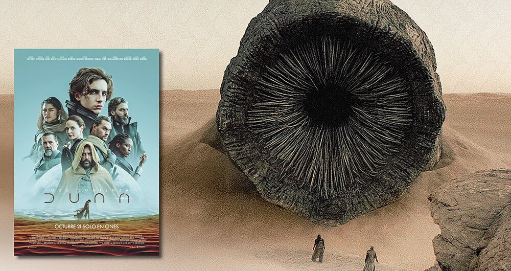  Le tomó a un equipo un año diseñar los míticos gusanos de arena del desierto de Arrakis que marcan esta historia, y valió la pena: se ven y se sienten espectaculares.