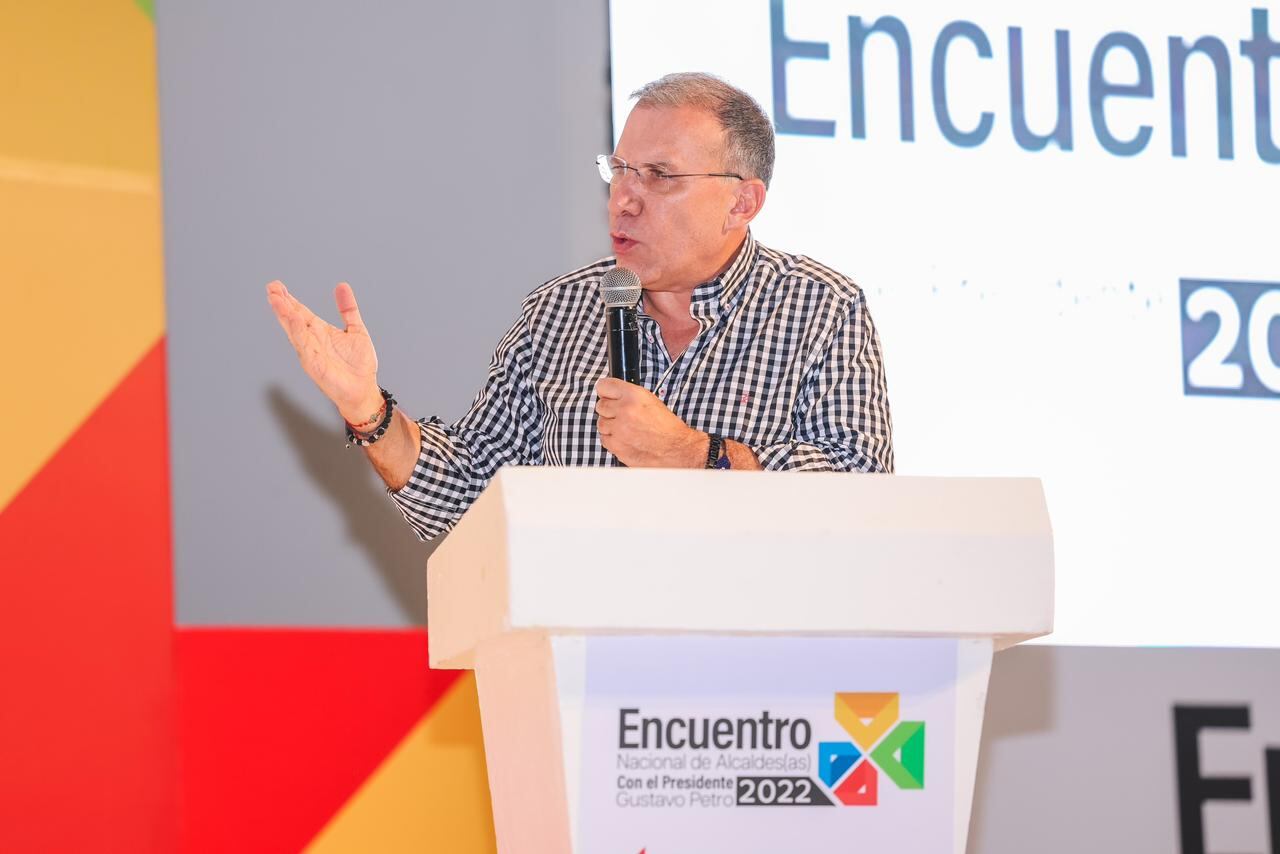 Presidente del Congreso, Roy Barreras en el Encuentro Nacional de Alcaldes en Cartagena.