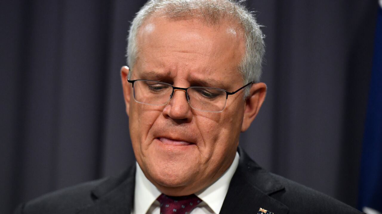 El primer ministro australiano, Scott Morrison. (Mick Tsikas/AAP Image via AP)