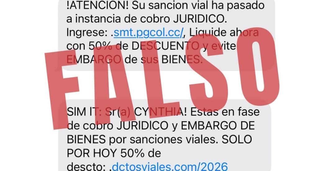Delincuentes se estarían haciendo pasar por la Secretaría de Movilidad para realizar cobros por multas de tránsito.