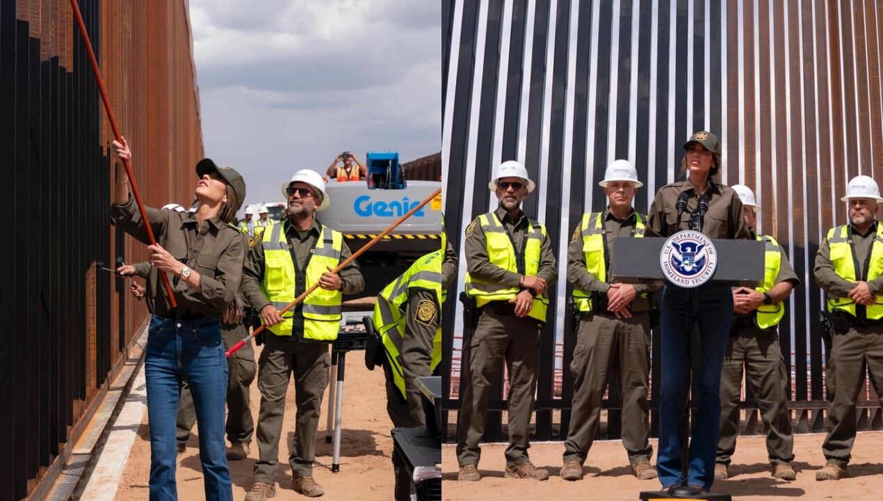 Trump ordenó pintar de negro el muro fronterizo con México para que se calentara e impidiera a los migrantes poder cruzarlo