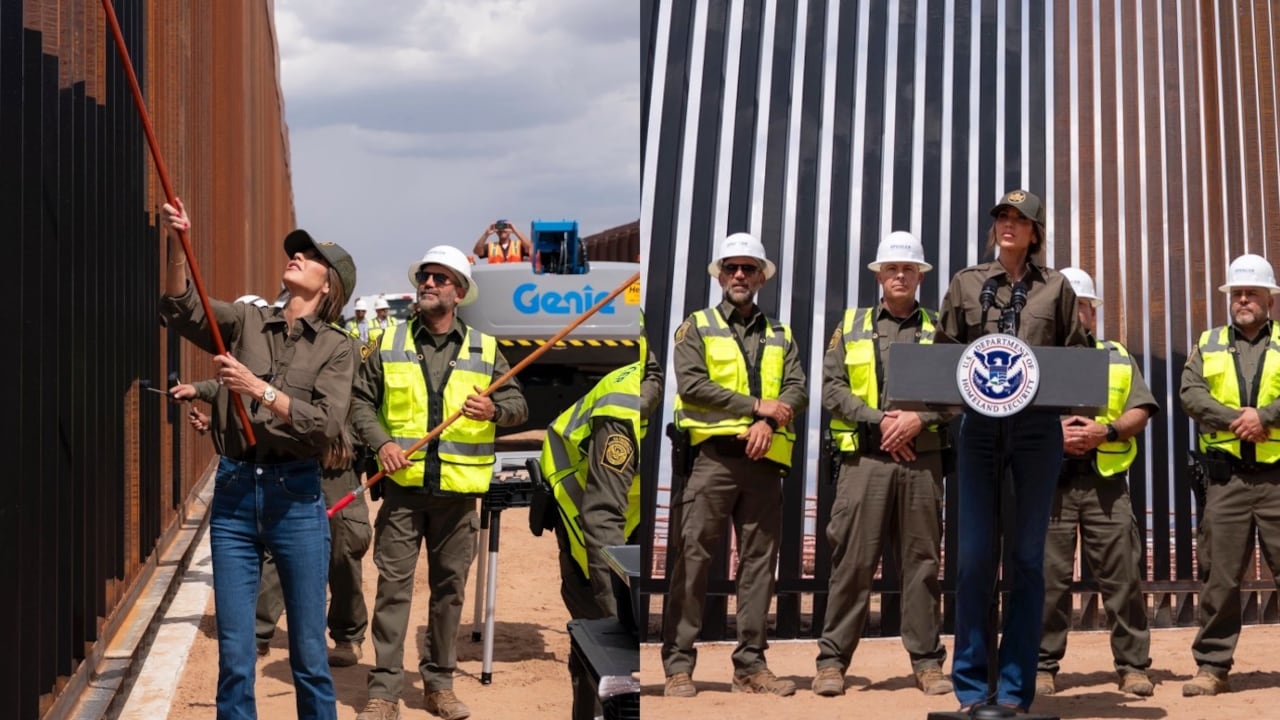 Trump ordenó pintar de negro el muro fronterizo con México para que se calentara e impidiera a los migrantes poder cruzarlo.