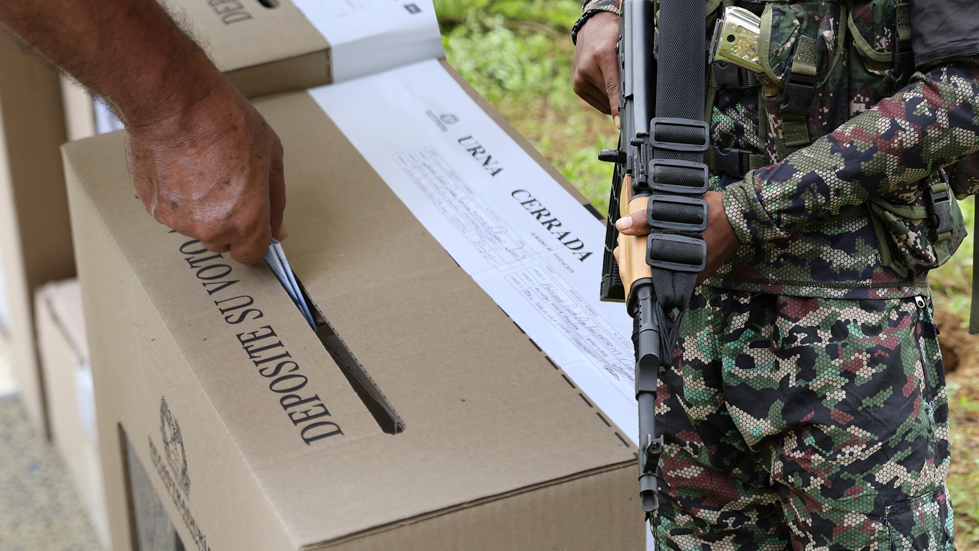 riesgos en seguridad para las elecciones y el temor de que la gente vote influenciada por grupos armados