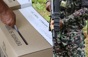 riesgos en seguridad para las elecciones y el temor de que la gente vote influenciada por grupos armados