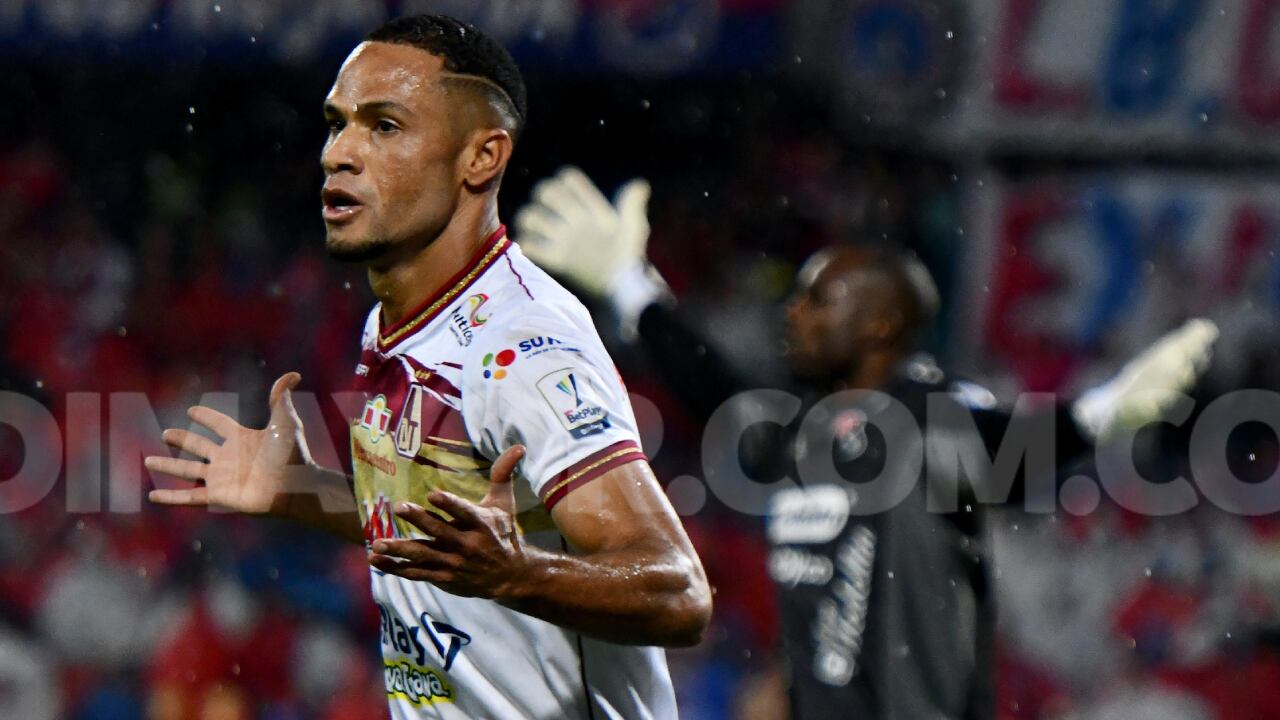 Anderson Plata marcó el único tanto del Tolima en el partido frente al Medellín.