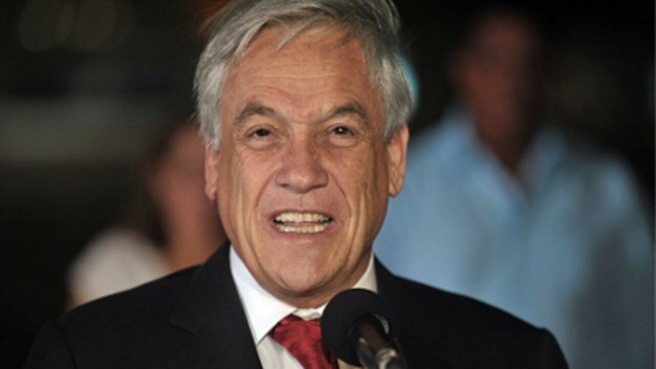 Sebastián Piñera, a su llegada a Cartagena.