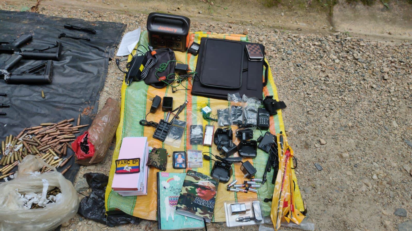 Lo elementos decomisados hacían parte del plan de las disidencias de las Farc de Iván Mordisco para enfrentarse con la Segunda Marquetalia.